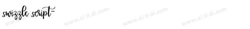 swizzle script字体转换